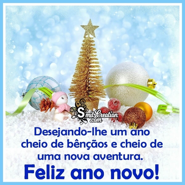Happy New Year Wish in Portuguese