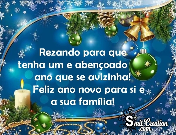 Happy New Year Blessing in Portuguese