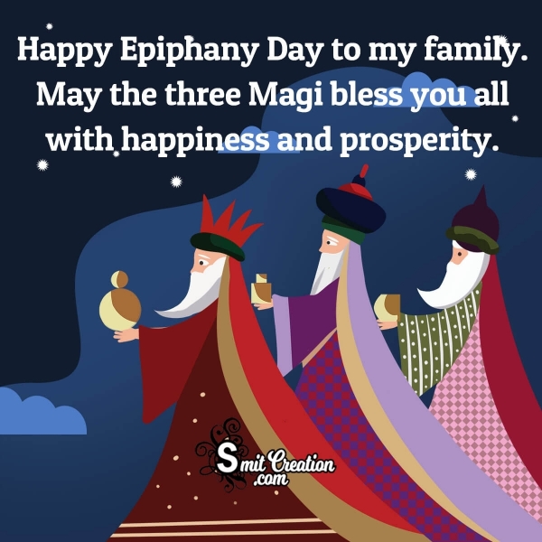 Happy Epiphany Wishes for Family
