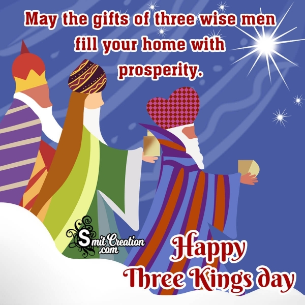 Happy Three Kings Day Greeting