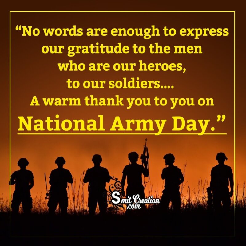 Thank You Quotes for Indian Army - SmitCreation.com