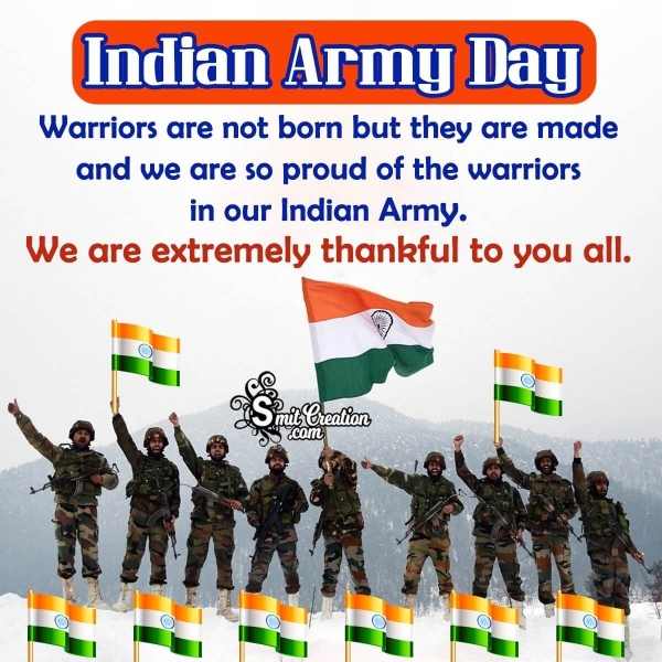 Best Wishes for Indian Army Day