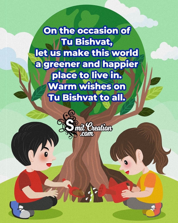 Warm wishes on Tu Bishvat