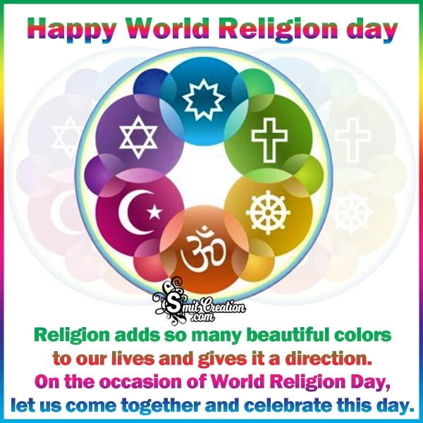 Happy World Religion Day