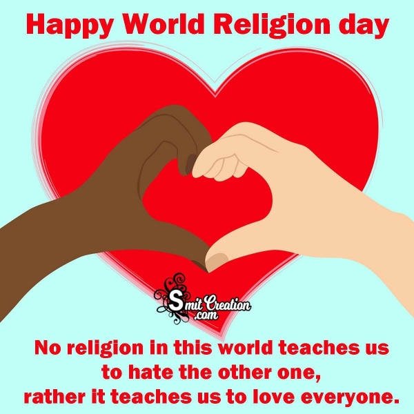 Happy World Religion Day Status