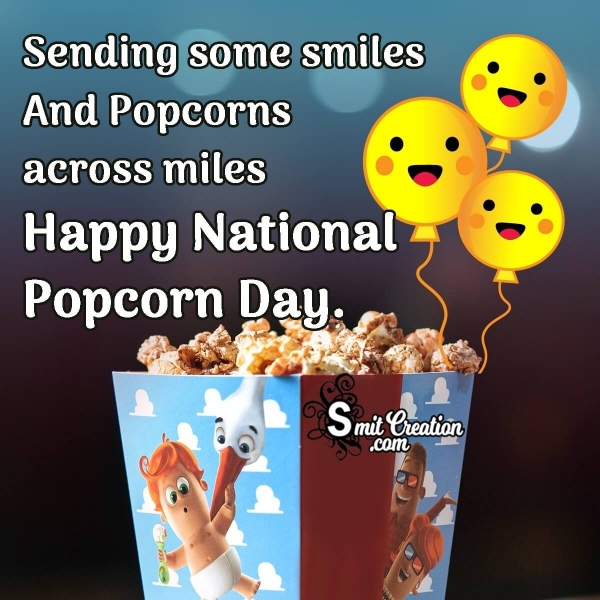 Happy National popcorn Day For Friend