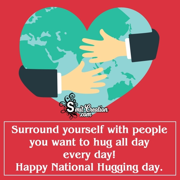 Happy National Hugging day Card