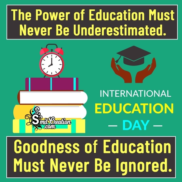 International Education Day Quote