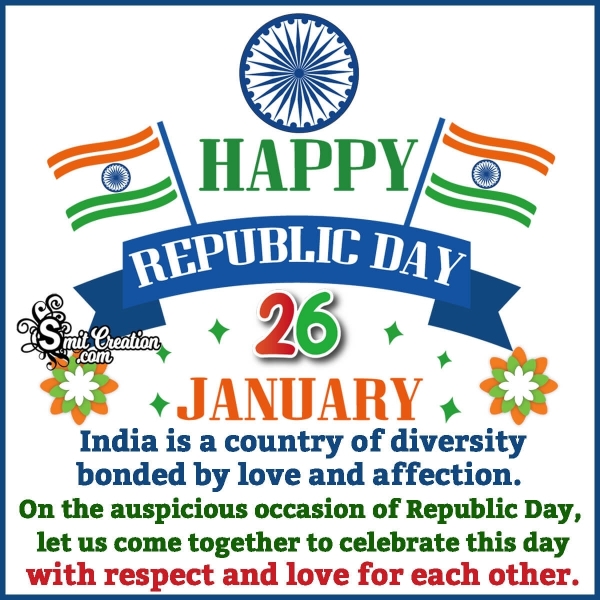 Happy Republic Day English Message