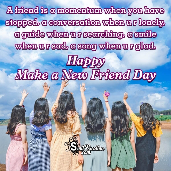 Happy Make a Friend Day