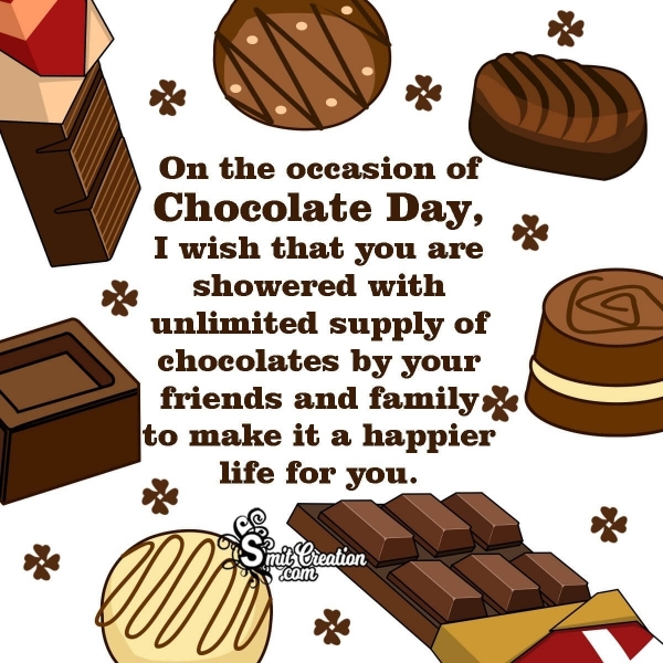 Happy Chocolate Day Wishes for Friends