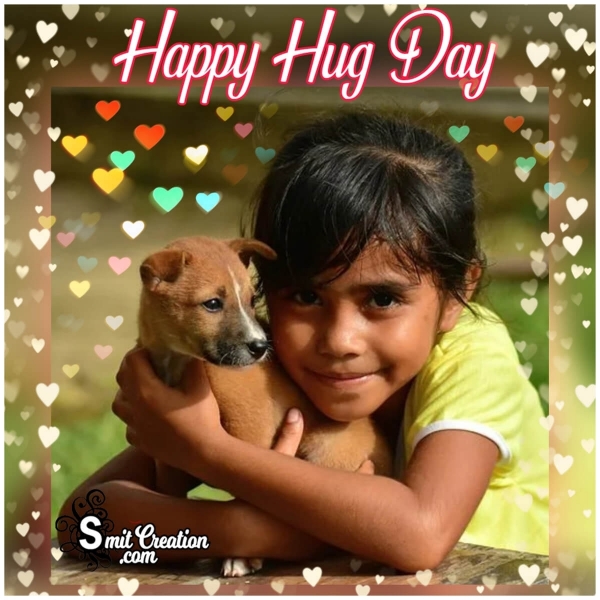 Happy Hug Day Photo Card