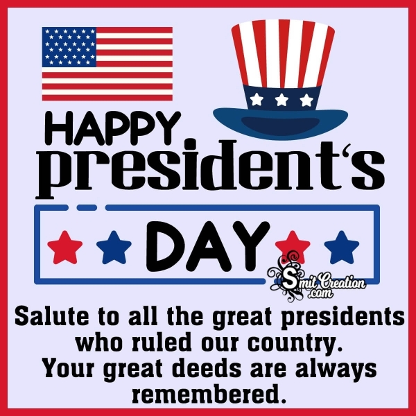 Happy President’s Day Wish