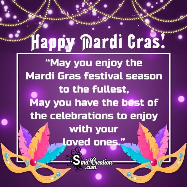 Happy Mardi Gras Wish