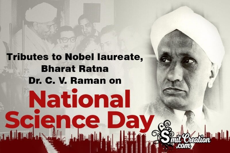 Tribute To Dr. C.V. Raman On National Science Day - SmitCreation.com