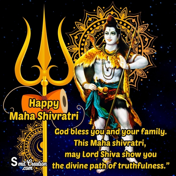 Happy Maha Shivratri Wish In English