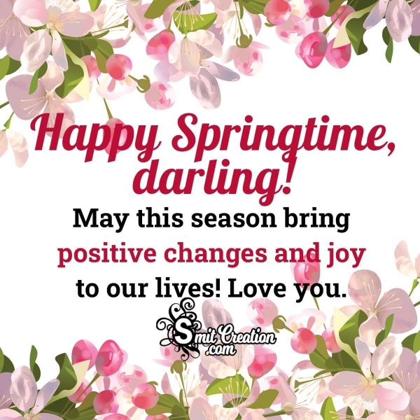 Happy Springtime, Darling!