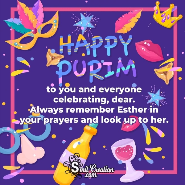 Purim Wishes to Friends and Family