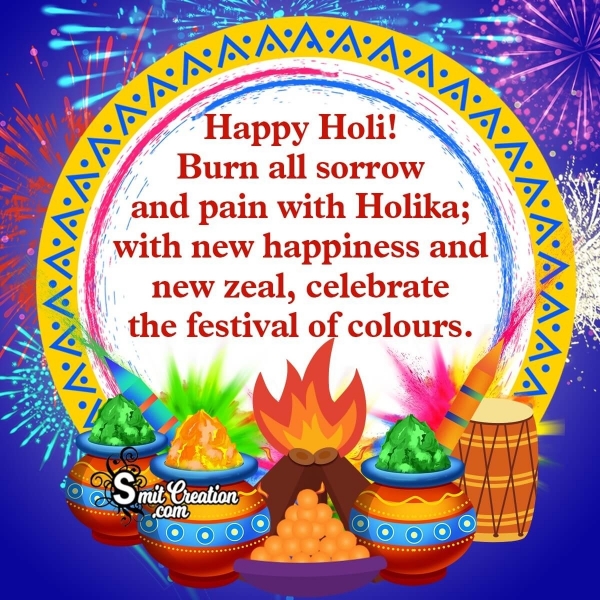 Happy Holika Wish Image