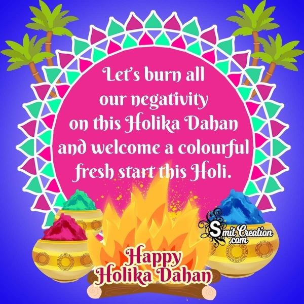 Holika Dahan Wishes In English