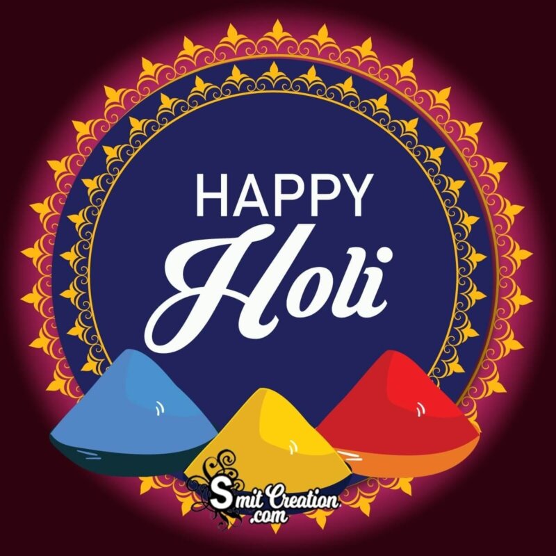 Happy Holi Whatsapp Image - SmitCreation.com