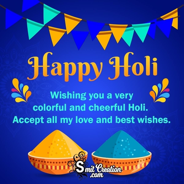 Romantic Holi Wishes for Love