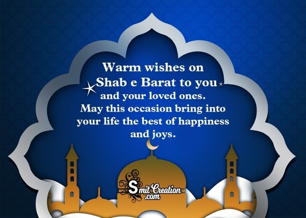 Warm wishes on Shab-e-Barat