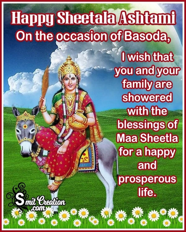 Happy Sheetala Ashtami Message