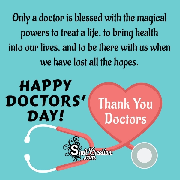 Happy Doctors Day Whatsapp Message