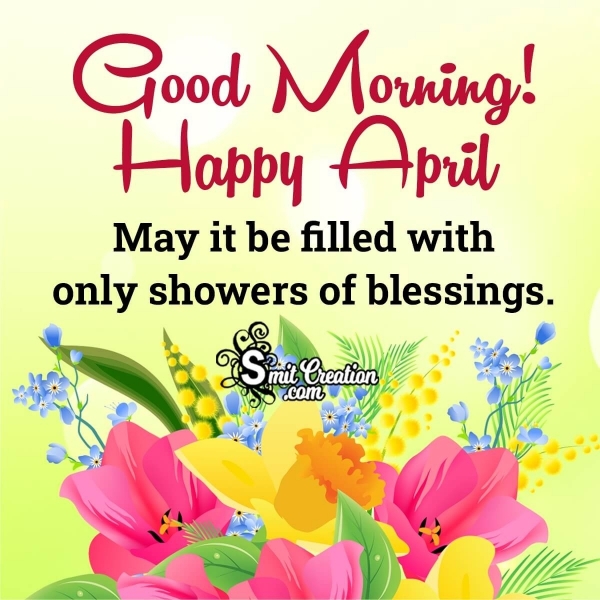 April Month Wishes, Quotes Images