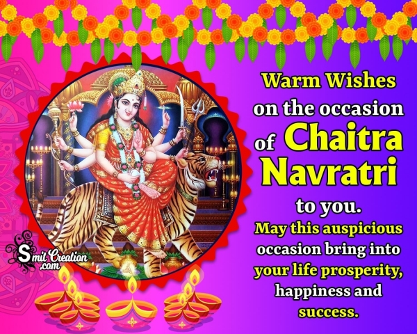 Warm Wishes on Chaitra Navratri