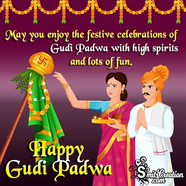Gudi Padwa Wish Image In English