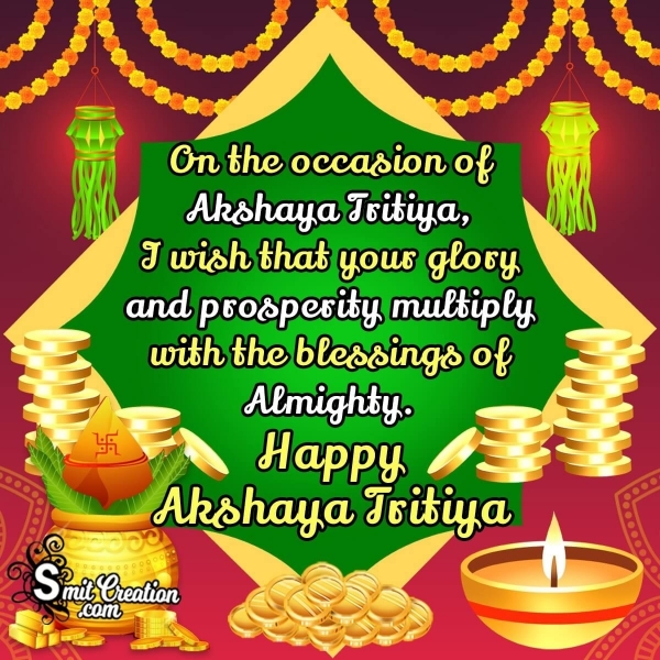 Happy Akshaya Tritiya Message For Whatsapp