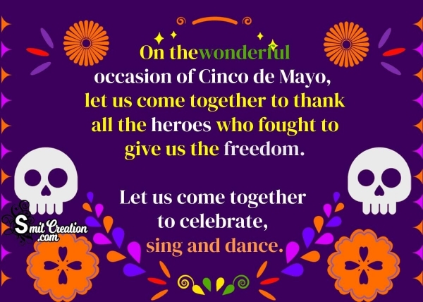 Wonderful Cinco de Mayo Thank You Card