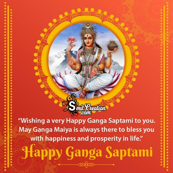 Happy Ganga Saptami Wish Image