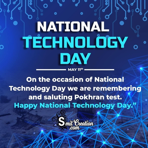 Happy National Technology Day Image