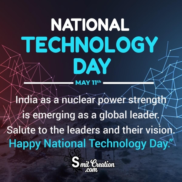 Happy National Technology Day Quote
