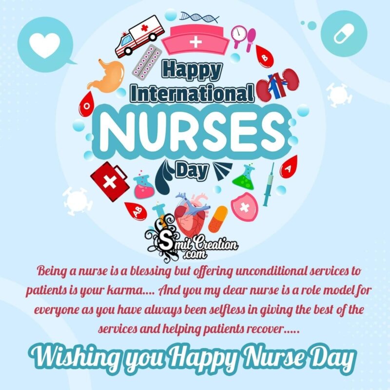Happy International Nurses Day Image - SmitCreation.com