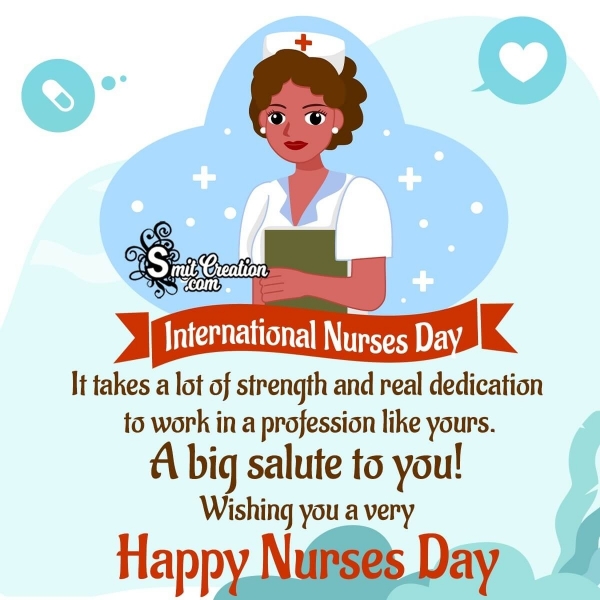 International  Nurses Day Wishes to Wife