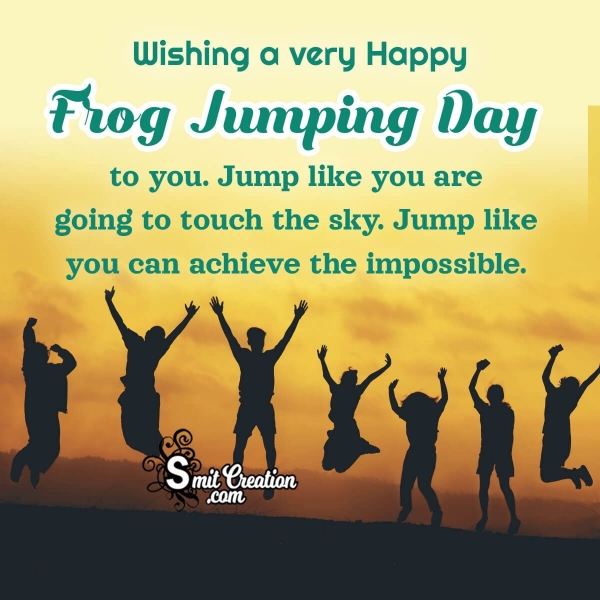 Happy Frog Jumping Day Picture