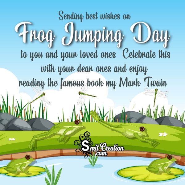 Happy Frog Jumping Day Wishes