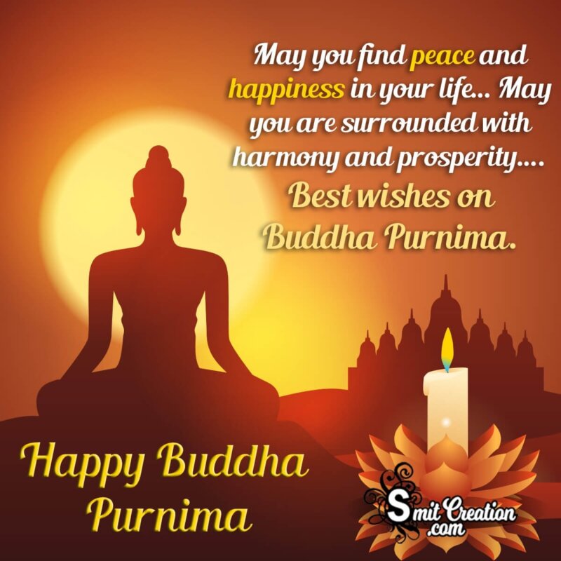 Happy Buddha Purnima Wish Image - SmitCreation.com