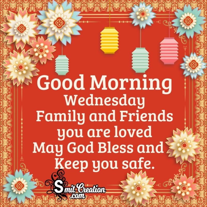 Good Morning Wednesday Family And Friends - SmitCreation.com