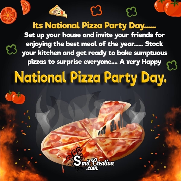 National Pizza Party Day Messages