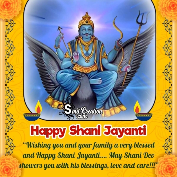Happy Shani Jayanti Wish In English