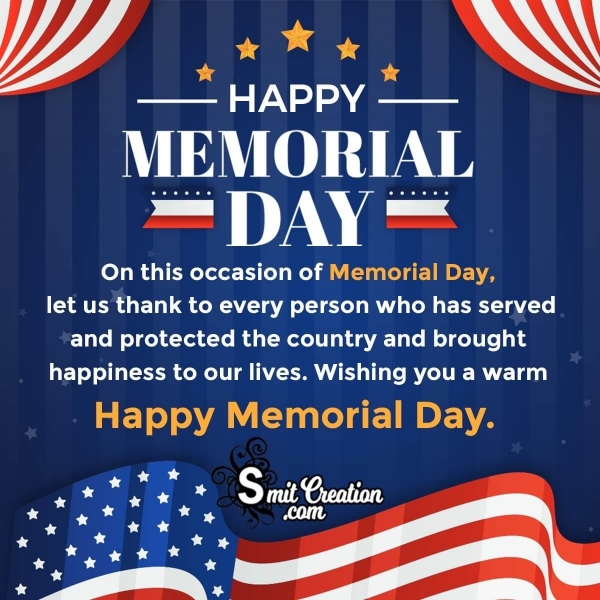 Happy Memorial Day Wish Picture