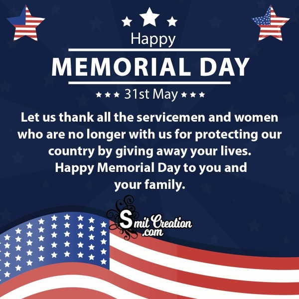 Happy Memorial Day For Whatsapp