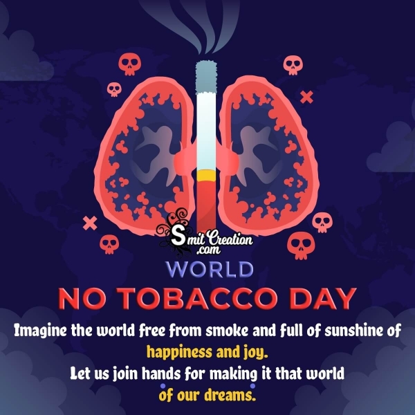 World No Tobacco Day Status Pic