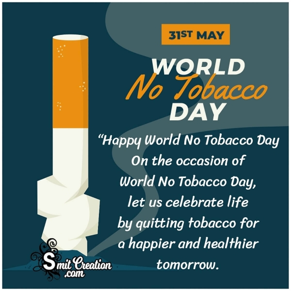 World No Tobacco Day Whatsapp Image