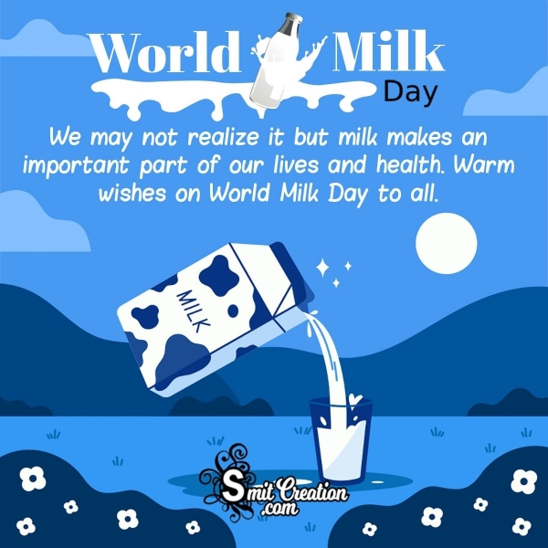 Warm Wish On World Milk Day